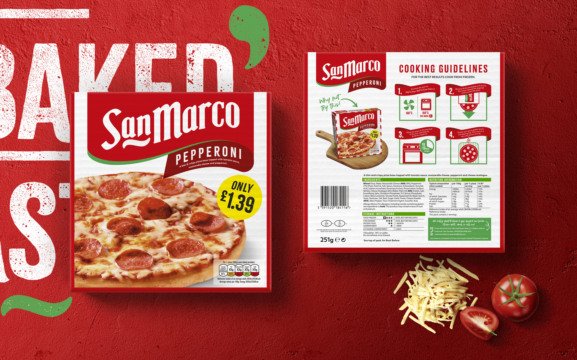 San marco pizza packaging